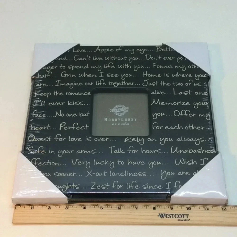 NWT Hobby Lobby 12x12 Picture Frame 4x4 Pic Holder